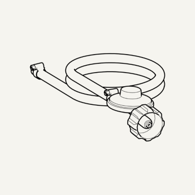 Dome Gen 2 Series Gas Regulator and Hose - US